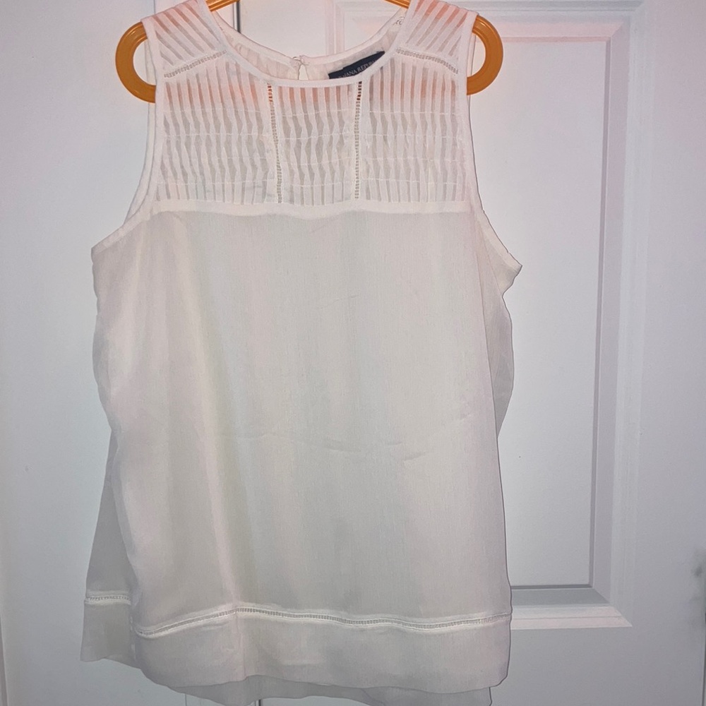 Banana republic Elegant White Sleeveless Top - Picture 3 of 8